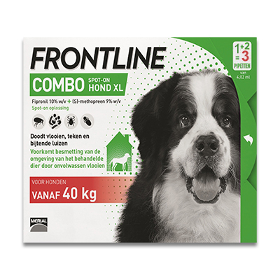 Frontline Combo Hond XL | 40-60 kg | 3 pipetten